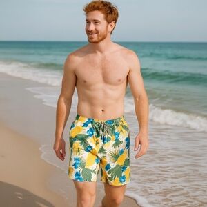 [NWT] Rainforest Men's Quick-Dry Swim Trunks